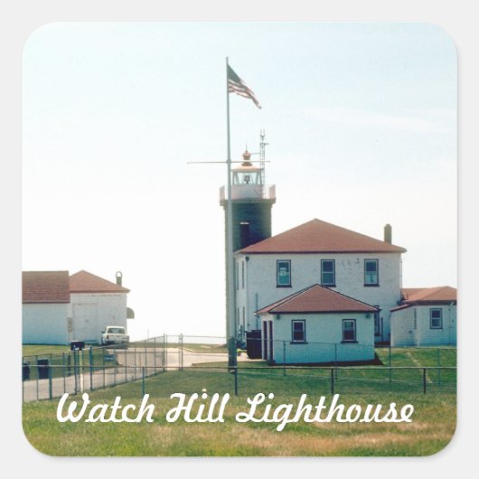 Watch Hill Lighthouse Sticker (Voorkant)