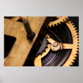 Watch Mechanics Abstract Poster (Voorkant)