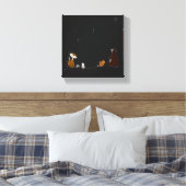 Watch the Stars Stretched Canvas Print (Insitu (Slaapkamer))