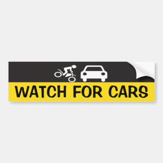 WATCH VOOR AUTO'S BUMPERSTICKER