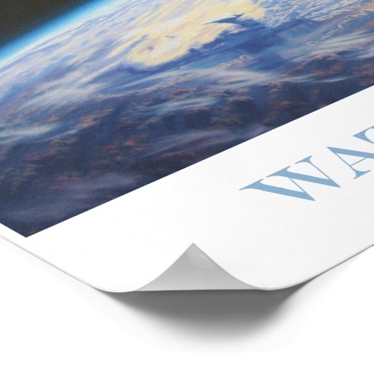 "Watchen en wachten" van Lonni Clarke Poster (Hoek)