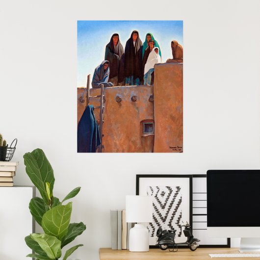 Watchers van het Huis van Maynard Dixon Poster (Thuiskantoor)