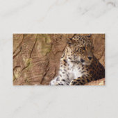Watchful Leopard Visitekaartje (Achterkant)