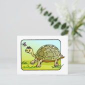 Watchful Turtle Briefkaart (Staand voorkant)