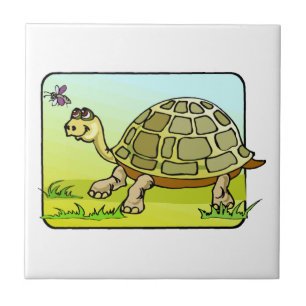 Watchful Turtle Tegeltje