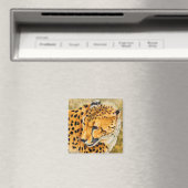 Watching - Cheetah Art Magnet (In Situ (Lave-vaisselle))