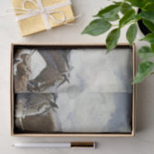 “Watching Him Move” Westerse kunst van WHD Koerner Tissuepapier (Geschenk)