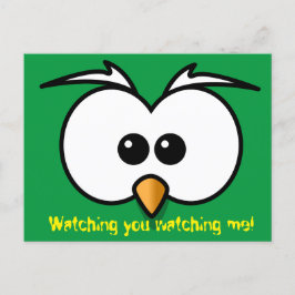 Watching you watching me! briefkaart
