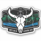 Watchmen SWB ALT Patch (versleten) 3-inch Sticker (Voorkant)