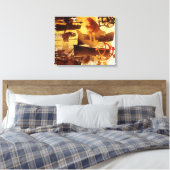 Watchstone en Symbolen Canvas Afdruk (Insitu (Slaapkamer))