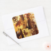 Watchstone en Symbolen Vierkante Sticker (Envelop)