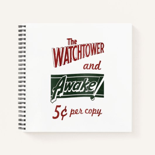 Watchtower & Awake Notitieboek (Voorkant)