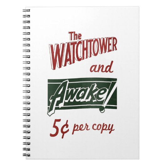 Watchtower & Awake Notitieboek (Voorkant)