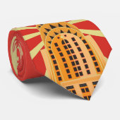 Watchtower Retro Building Conception de cravate (Roulé)