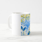 Watecolor Maman Mug Bleu Blanc (Devant gauche)