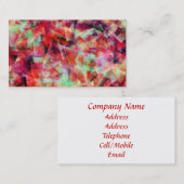 WATER ABSTRACT 2 VISITEKAARTJE (Voorkant / Achterkant)