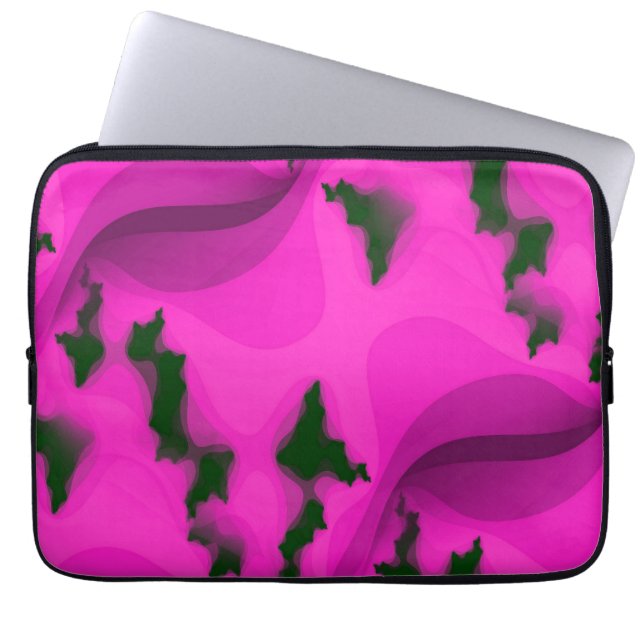 WATER ABSTRACT LAPTOP SLEEVE (Voorkant)