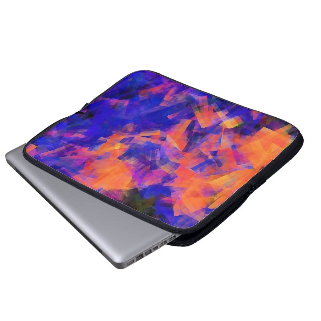 WATER ABSTRACT LAPTOP SLEEVE (Voorkant onderkant)