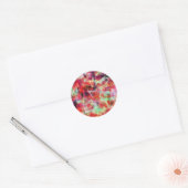 WATER ABSTRACT RONDE STICKER (Envelop)