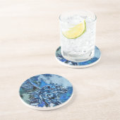 WATER ABSTRACT ZANDSTEEN ONDERZETTER (Zijkant)