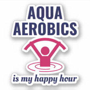 Water Aerobics Aquatic Oefening Fitness Sticker