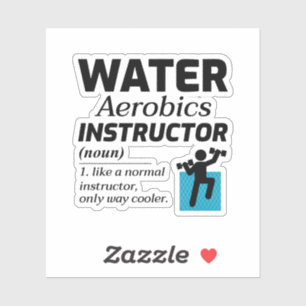 Water Aerobics Aquatic Oefening Fitness Sticker