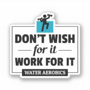 Water Aerobics Aquatic Oefening Fitness Sticker