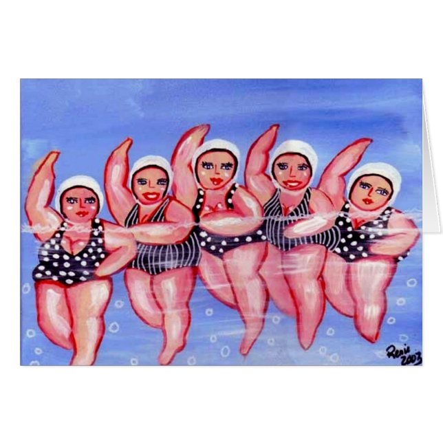Water Aerobics Divas Fun Whimsby Chubby (Devant horizontal)