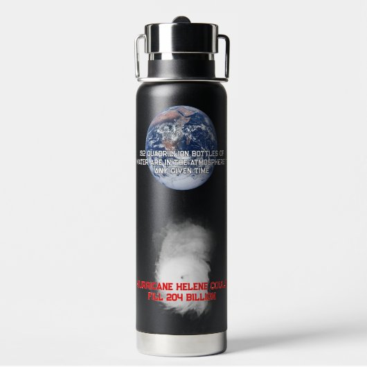 Water amount Water Bottle (ONLY WORKS IF 25OZ!) Waterfles (Achterkant)