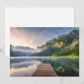 Water | Azure Alpine Lake, Austria Bedankkaart (Voorkant / Achterkant)