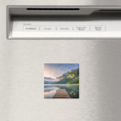 Water | Azure Alpine Lake, Austria Magneet (Insitu (Vaatwasser))