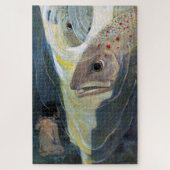 Water Baby en Vis, Jessie Willcox Smith Legpuzzel (Verticaal)