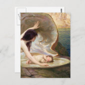 Water Baby - Herbert James Draper Briefkaart (Voorkant / Achterkant)