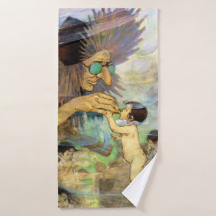 Water, Baby, Jessie Willcox Smith Badhanddoek