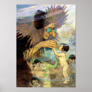 Water, Baby, Jessie Willcox Smith Poster