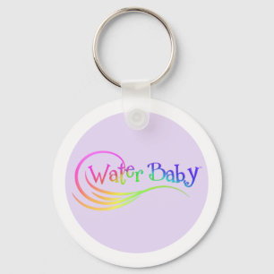 Water Baby Regenboog Sleutelhanger