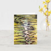 "Water Ballet" - Notecard Kaart (Gele Bloem)