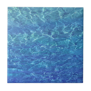 Water Beach Ocean Blue Zee Pool Decor Gift Tegeltje