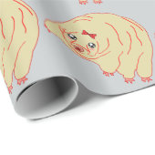 Water Beer Cute Anime Tardigrade Cadeaupapier (Rol Hoek)