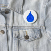 Water besparen ronde button 5,7 cm (In situ)