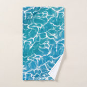 Water bleu (Serviette à main)