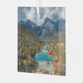 Water | Blue Moon Lake, China Glas Ornament (Voorkant links)