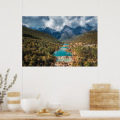 Water | Blue Moon Lake, China Poster (Keuken)