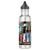 Water Bottle – Collapse Reflection Abstract Design Waterfles (Links)