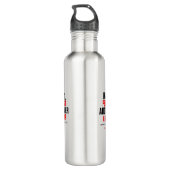 Water Bottle - Never Stop Waterfles (Achterkant)