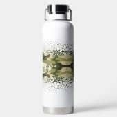 Water Bottle personalizado militar granulado  Waterfles (Achterkant)