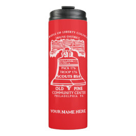 Water Bottle - Red (Personalized) Thermosbeker