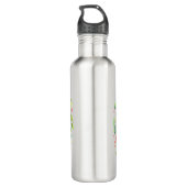 Water Bottle-Spring Floral Drinkware Waterfles (Achterkant)