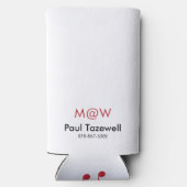 Water Bottle with Black Cursive Name, Phone, Year (Achterkant)