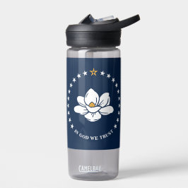 Water bottle with flag of Mississippi, USA Waterfles